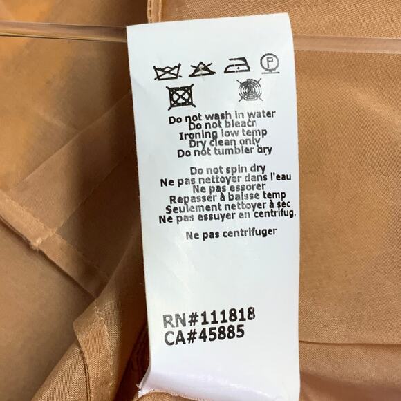 MICHAEL KORS Size 4 Yellow Mustard Cotton Blend Lace A-Line Cocktail Dress - Picture 7 of 7